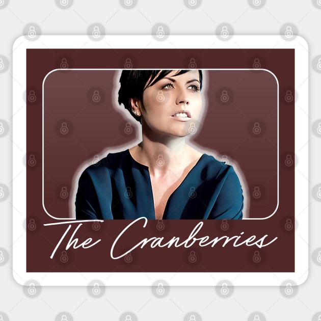 The Cranberries / Retro Style Fan Art Design Sticker by feck!